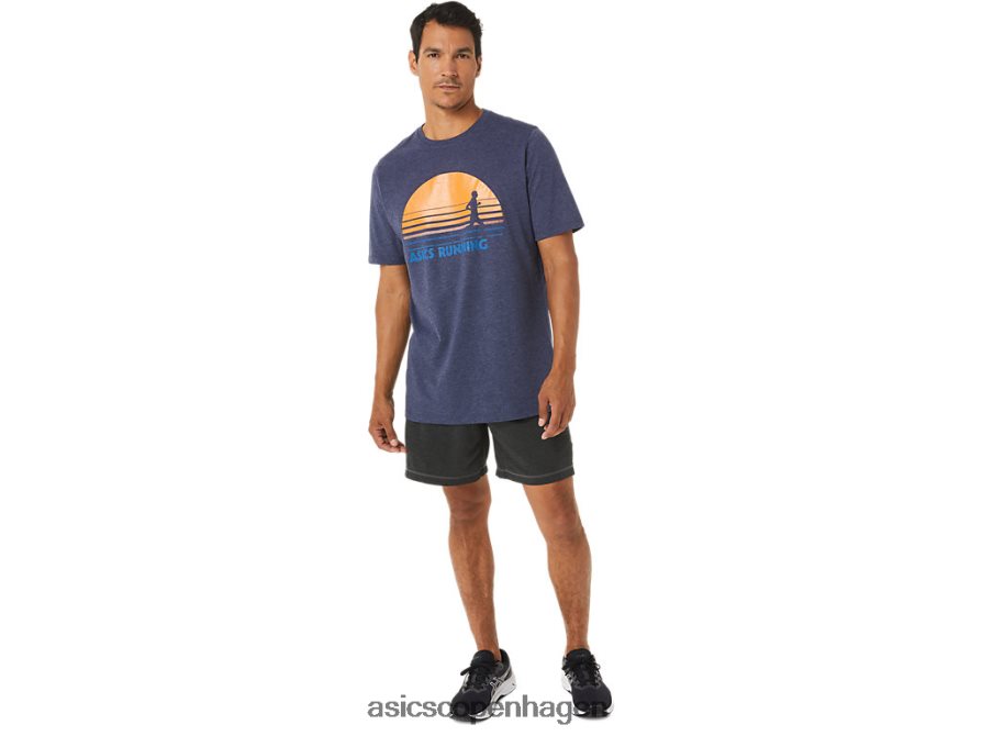 Asics sunrise runner grafisk t-shirt ærtelyng Z206F61262