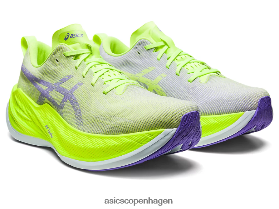 Asics superblast hazard grøn/ametyst Z206F68