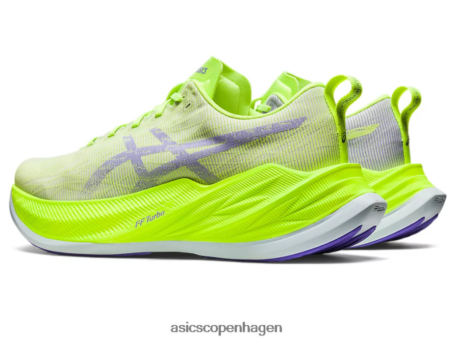 Asics superblast hazard grøn/ametyst Z206F68
