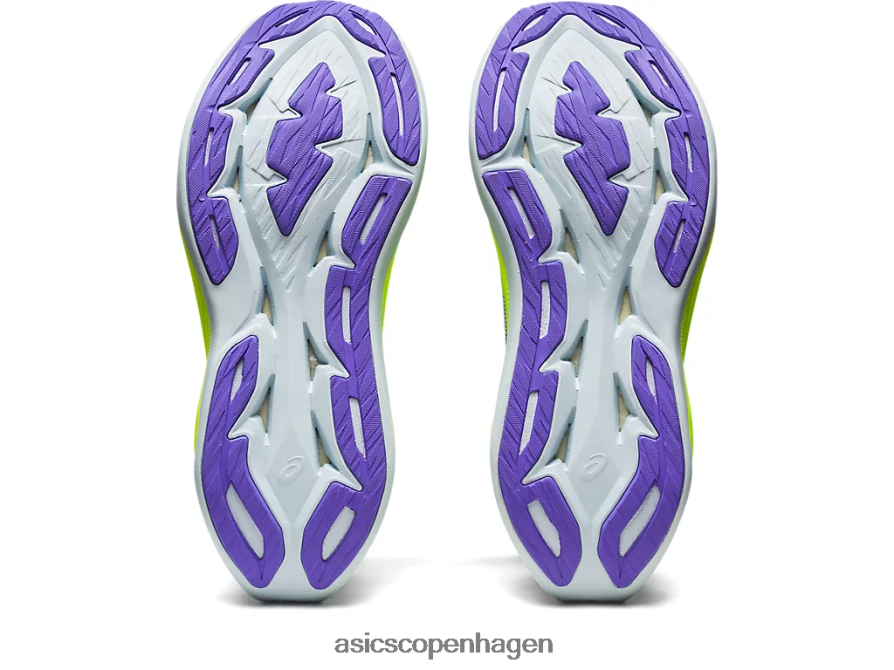 Asics superblast hazard grøn/ametyst Z206F68