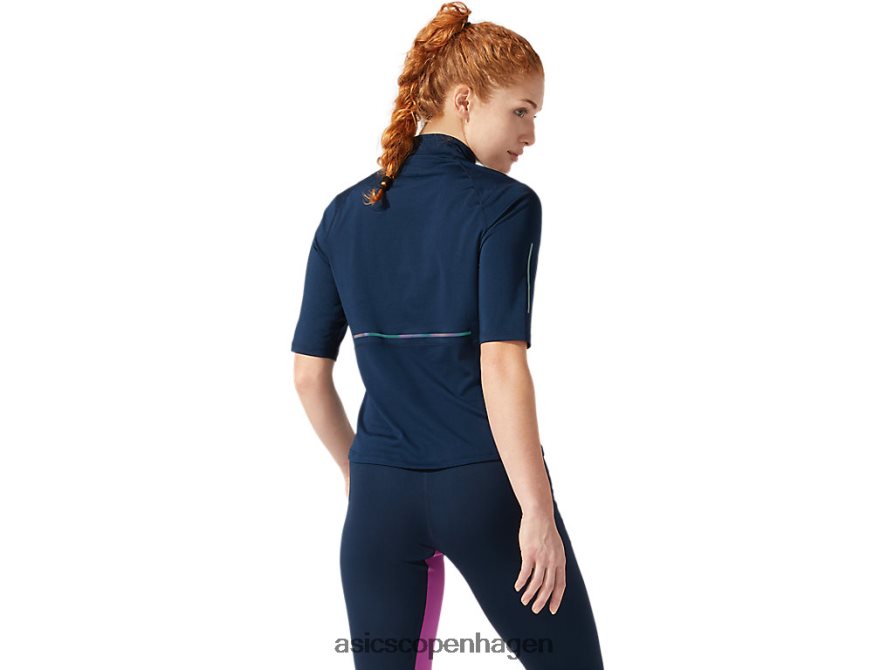 Asics synlighed kortærmet top fransk blå Z206F64064