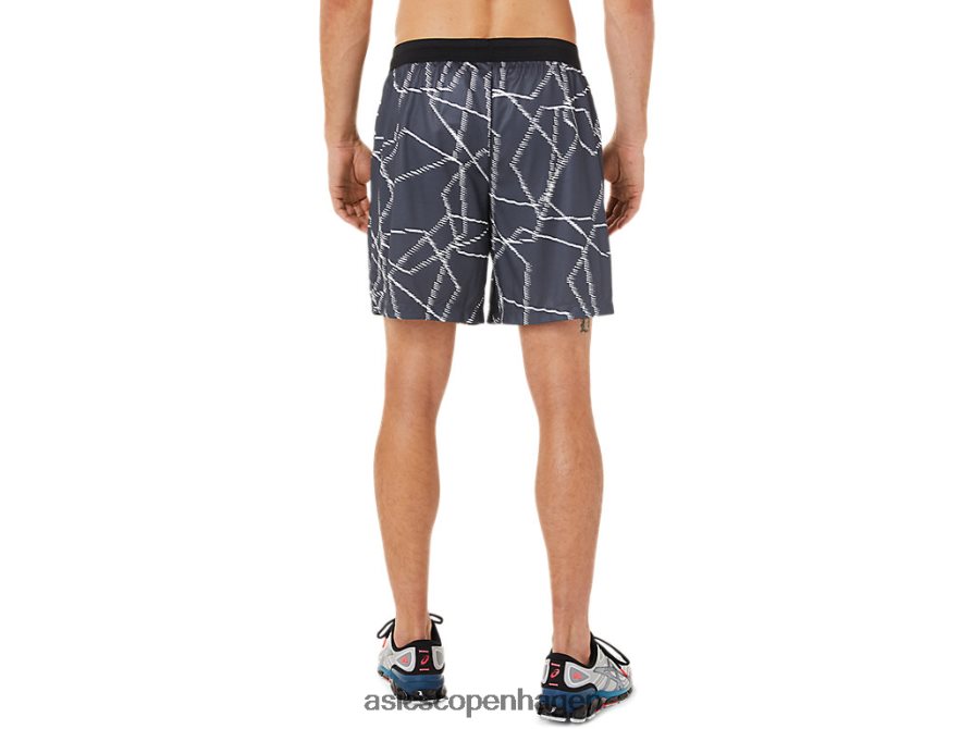Asics sæsonbetonede shorts med all over print bærer grå Z206F61436