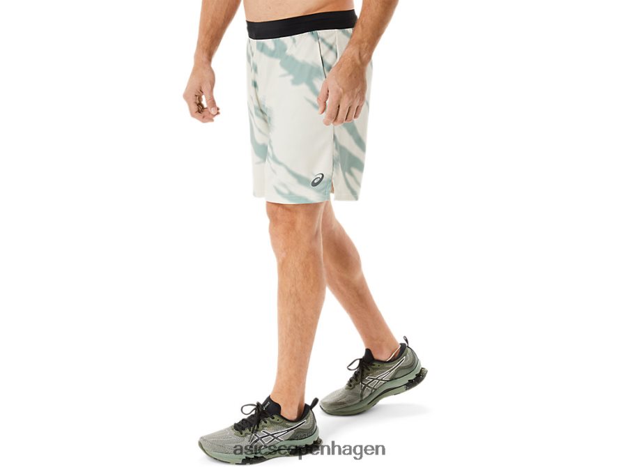 Asics sæsonbetonede shorts med all over print røggrå/skifergrå Z206F6993