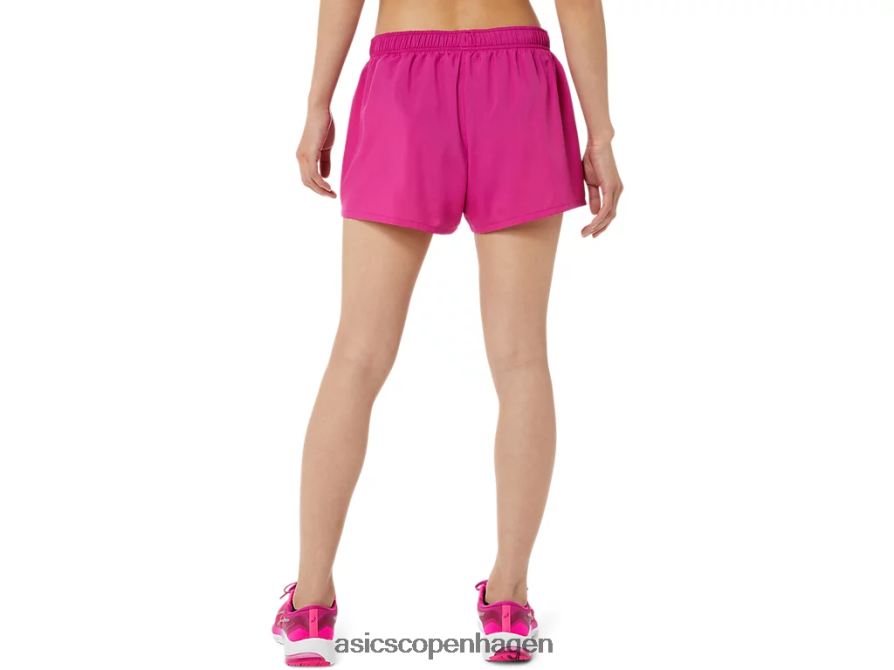 Asics sølv 4 kort sagt fuchsia rød Z206F63580