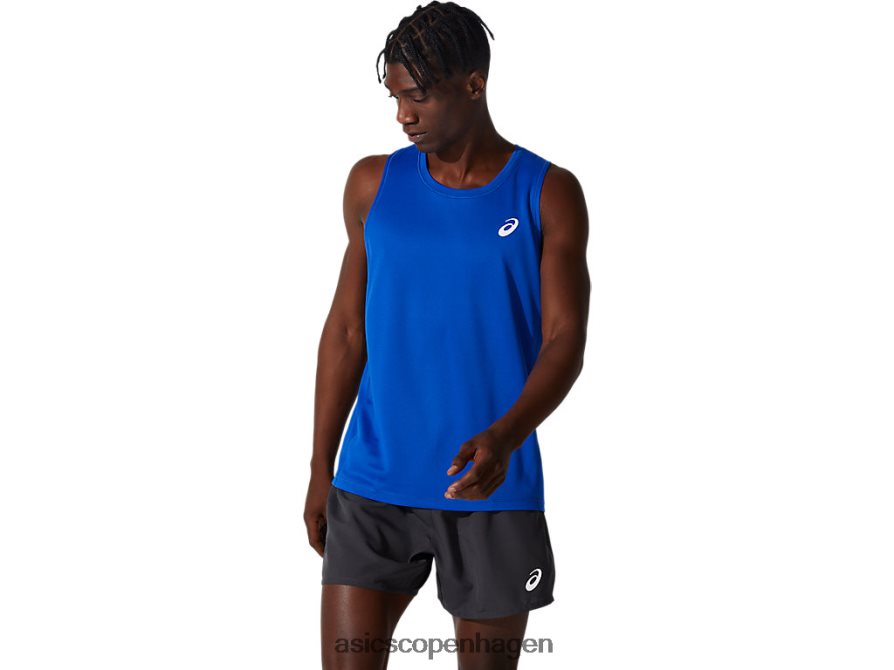 Asics sølv singlet blå Z206F62001