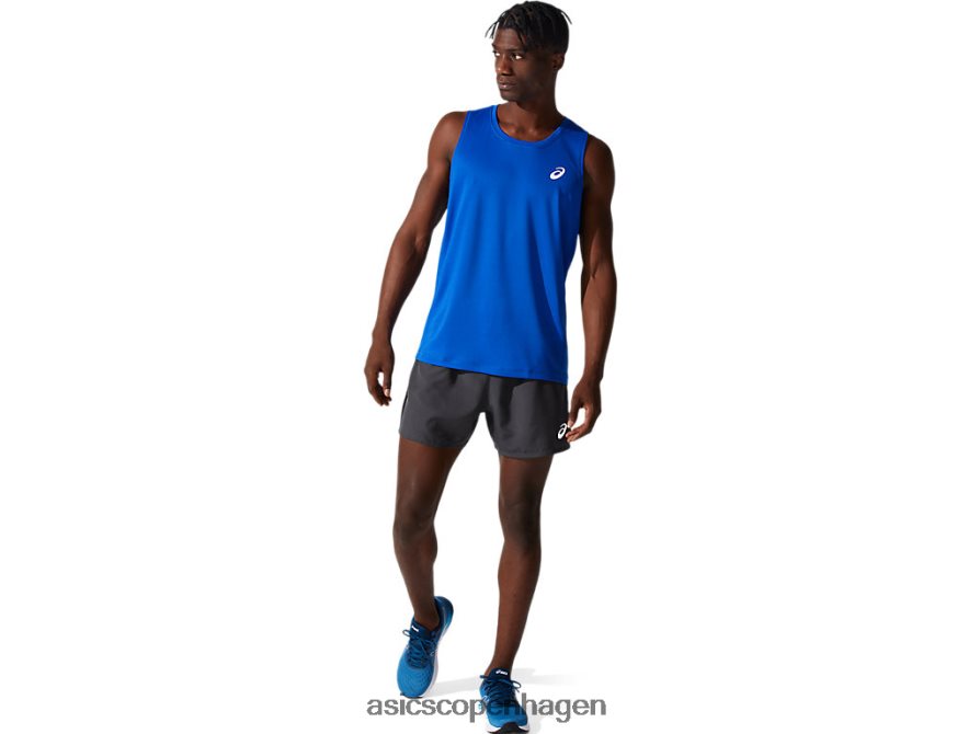 Asics sølv singlet blå Z206F62001