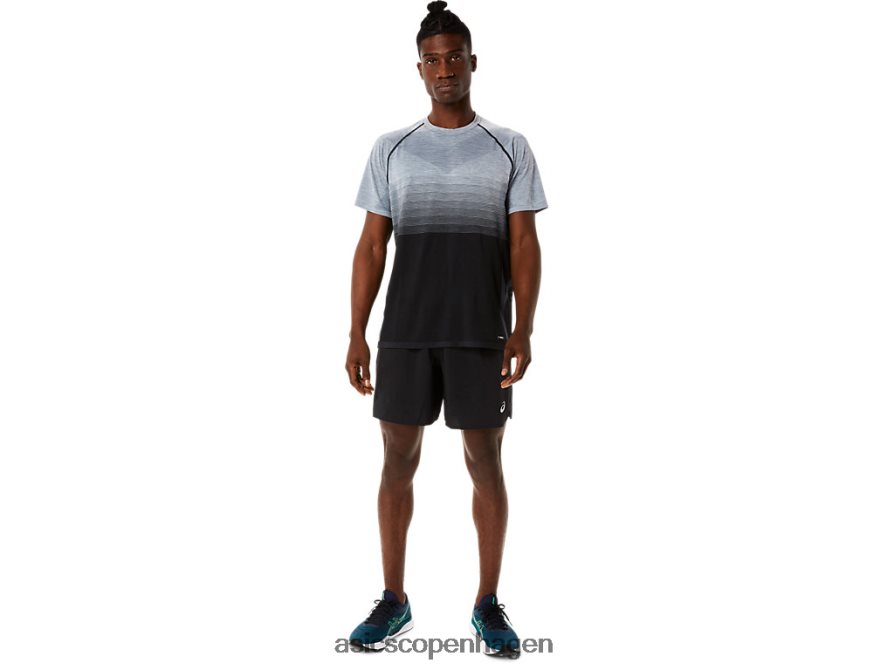 Asics sømløs kortærmet top performance sort/bæregrå Z206F61127