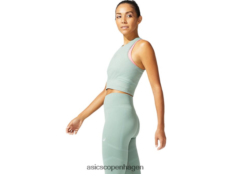 Asics sømløs top skifergrå Z206F63974