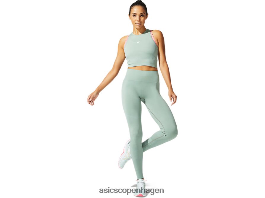 Asics sømløs top skifergrå Z206F63974