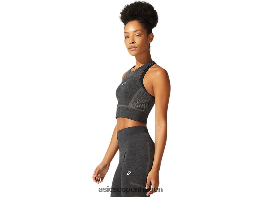 Asics sømløs top ydeevne sort Z206F63837