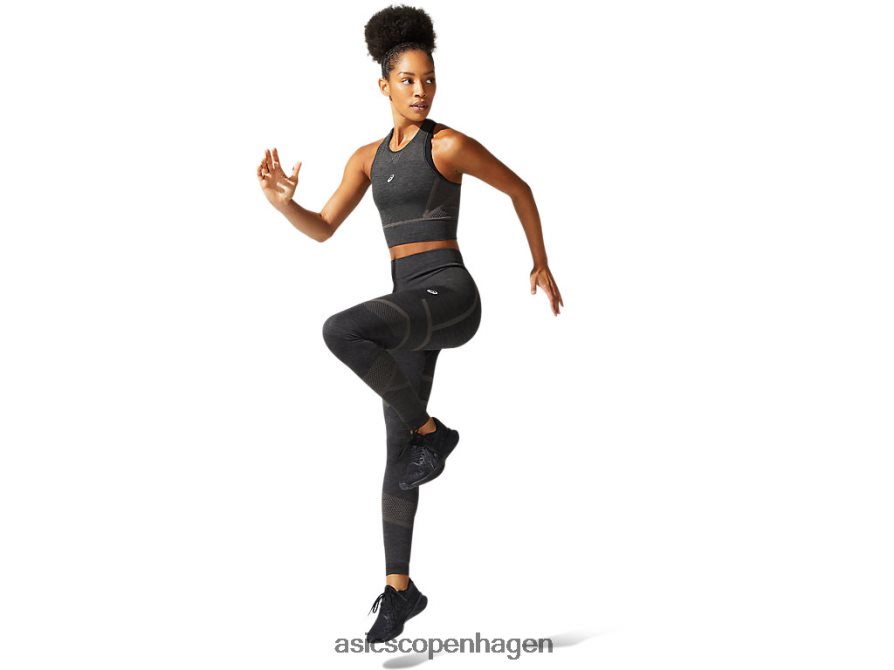 Asics sømløs top ydeevne sort Z206F63837