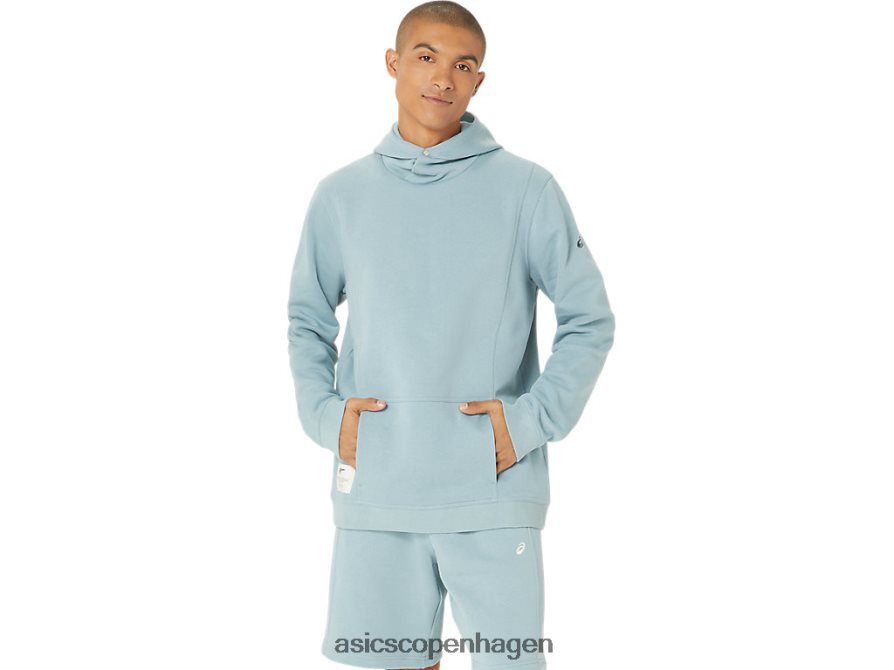 Asics søndag fleece hættetrøje let stål Z206F624