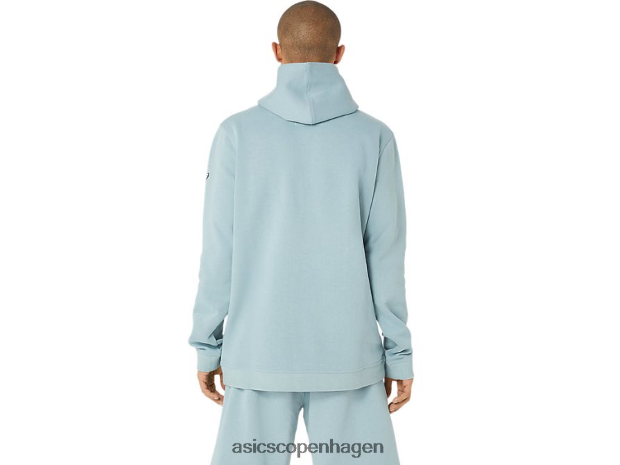Asics søndag fleece hættetrøje let stål Z206F624