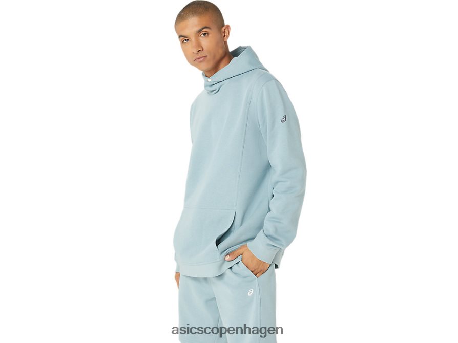 Asics søndag fleece hættetrøje let stål Z206F624