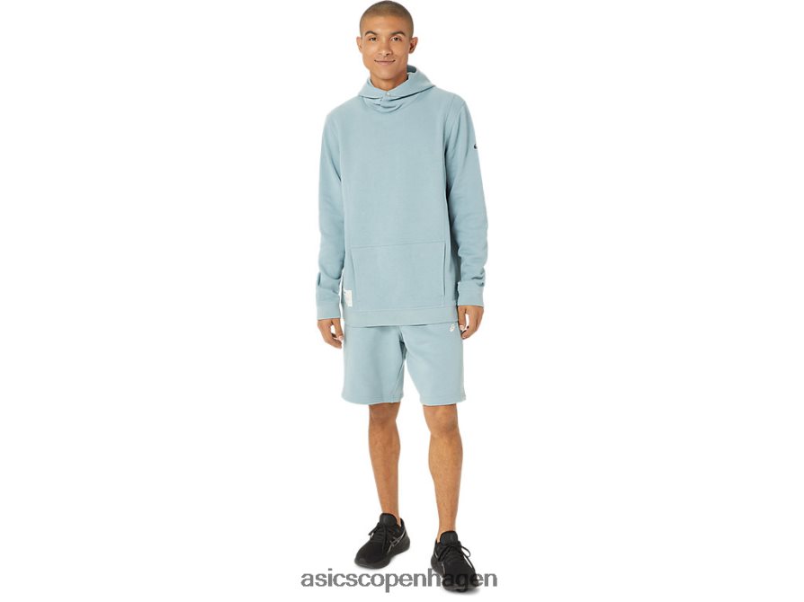 Asics søndag fleece hættetrøje let stål Z206F624