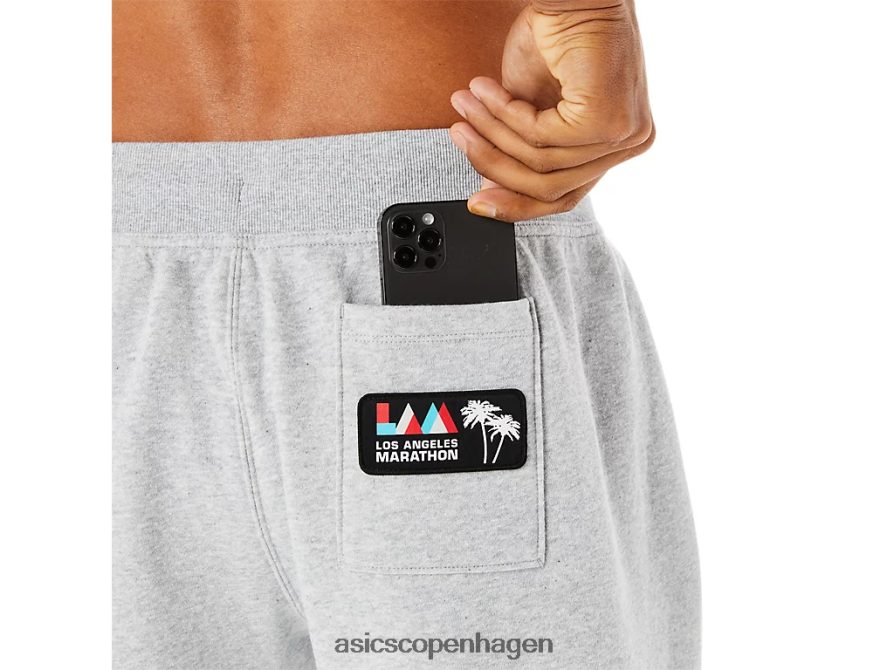 Asics søndag fleece jogger lam lysegrå lyng Z206F61338