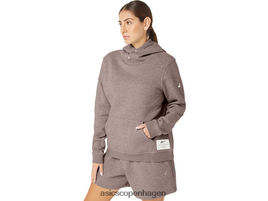 Asics søndag sana fleece hættetrøje fawn Z206F62157