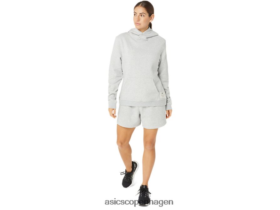 Asics søndag sana fleece short lysegrå lyng Z206F62151