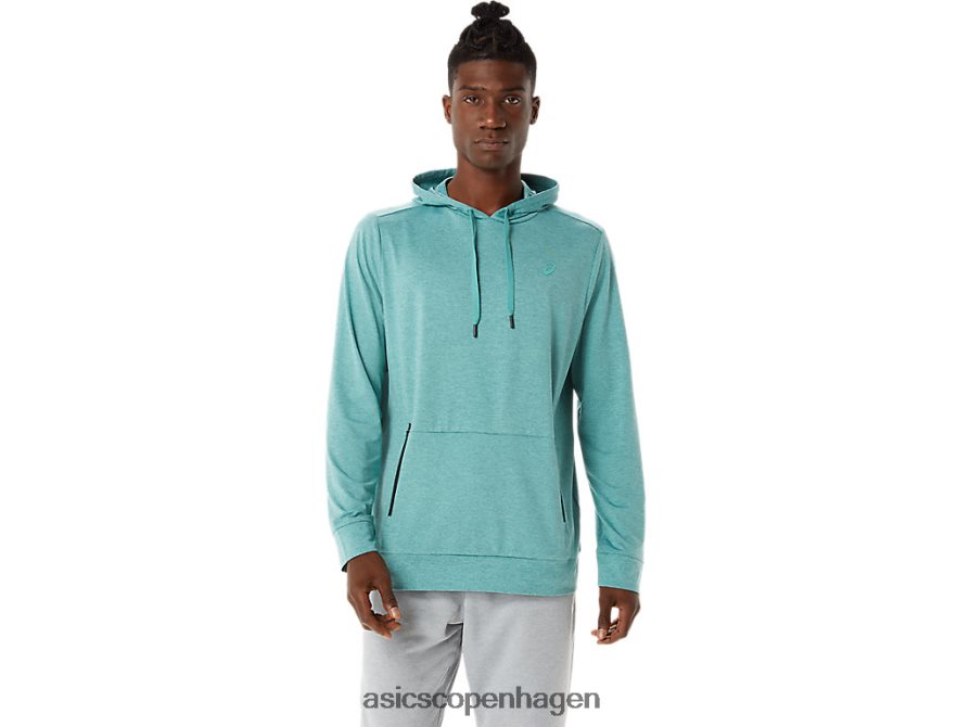 Asics tech pullover hættetrøje salvielyng Z206F61569