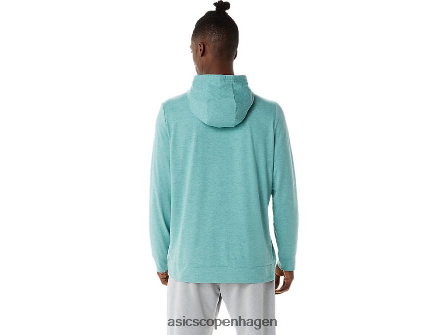 Asics tech pullover hættetrøje salvielyng Z206F61569