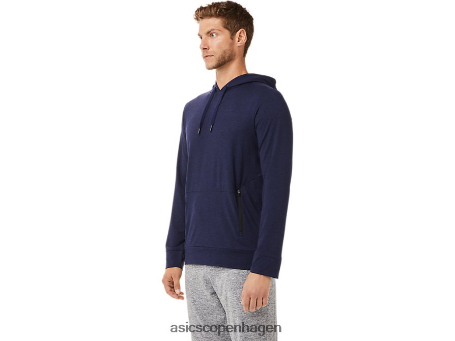 Asics tech pullover hættetrøje ærtelyng Z206F62028