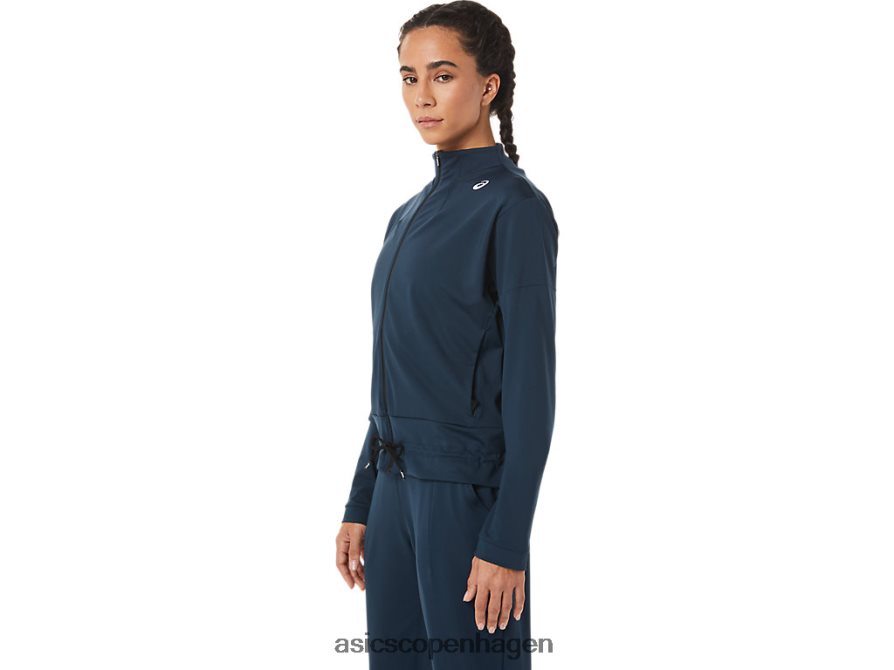 Asics tennis jakke fransk blå/performance sort Z206F63280