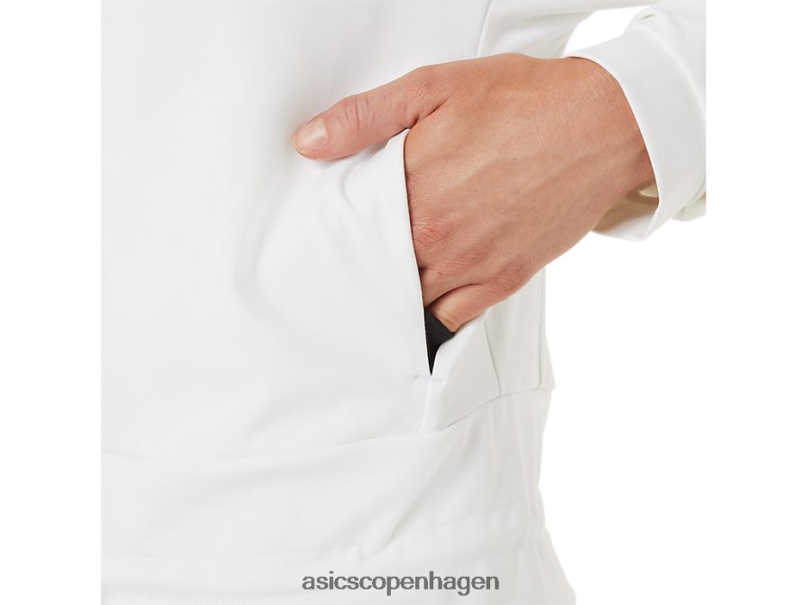 Asics tennis jakke strålende hvid/sort Z206F63286