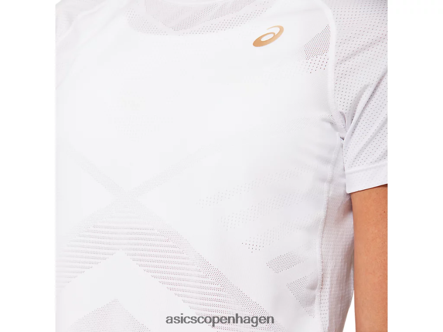 Asics tennis kortærmet t-shirt strålende hvid Z206F64194