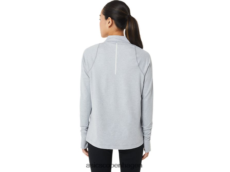 Asics termopolis halv lynlås lysegrå lyng Z206F62920