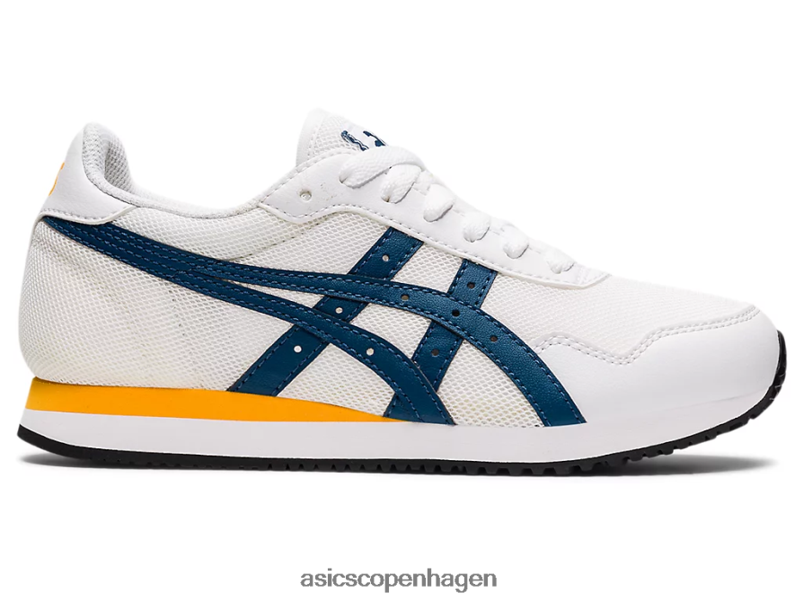 Asics tiger runner folkeskole hvid/lys indigo Z206F64464
