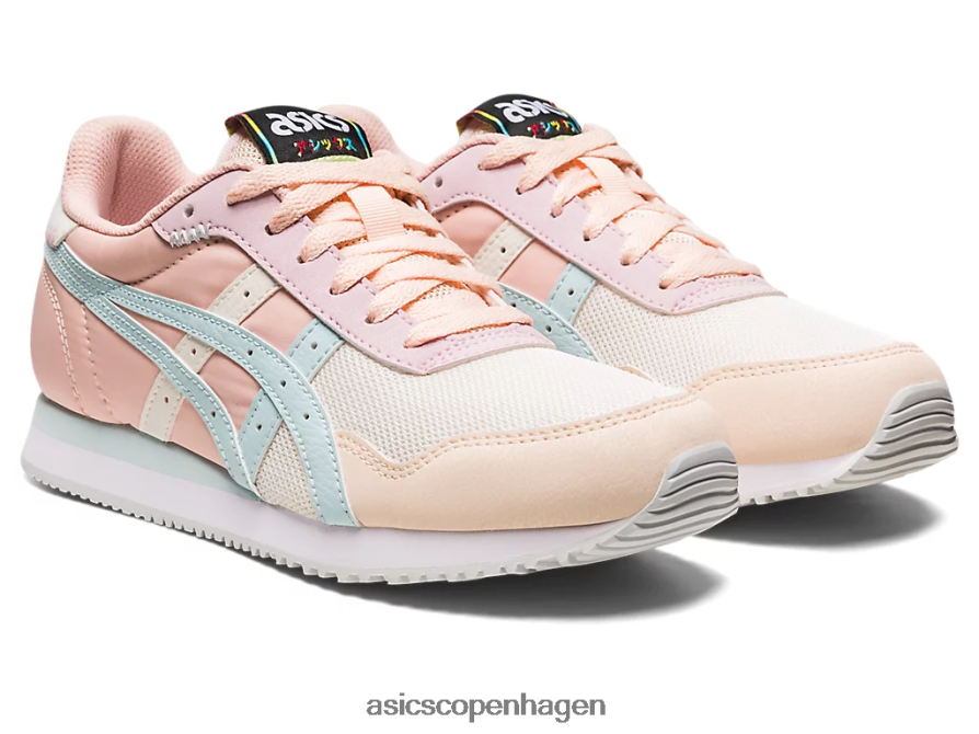 Asics tigerløber creme/aqua engel Z206F63150