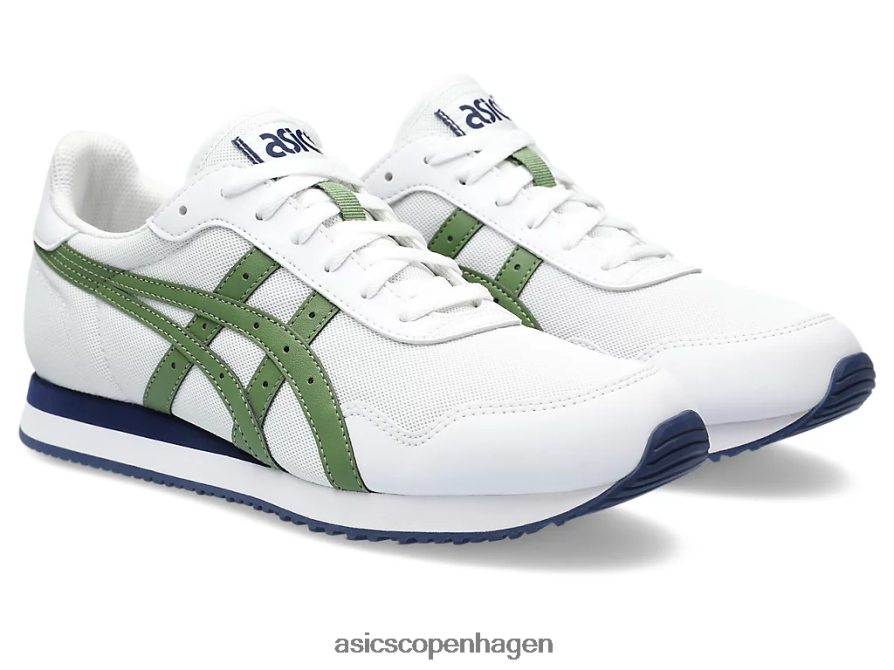 Asics tigerløber hvid/cedergrøn Z206F6208