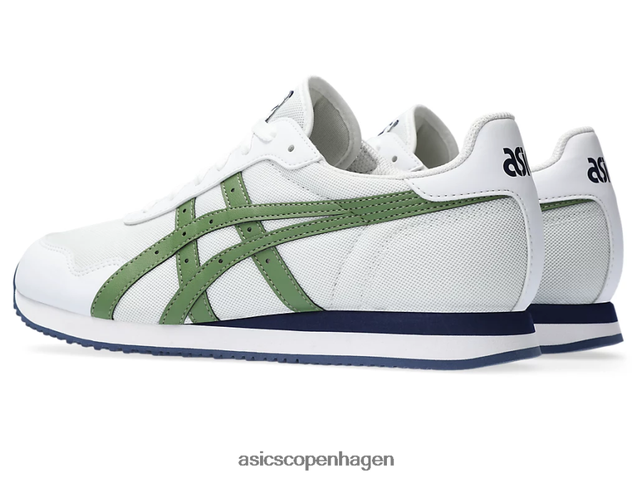 Asics tigerløber hvid/cedergrøn Z206F6208