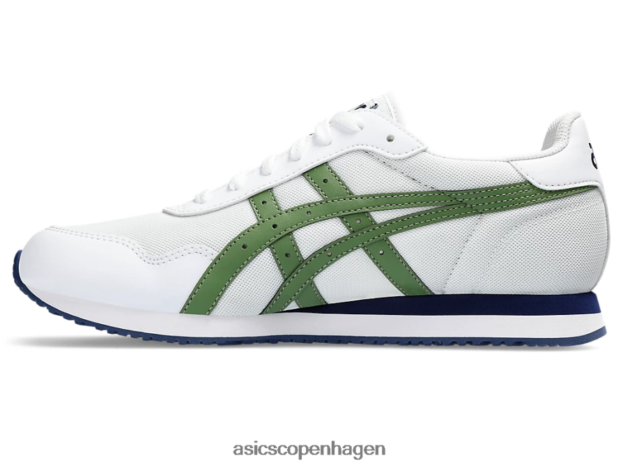 Asics tigerløber hvid/cedergrøn Z206F6208