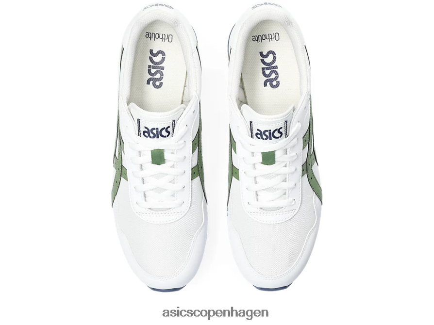 Asics tigerløber hvid/cedergrøn Z206F6208