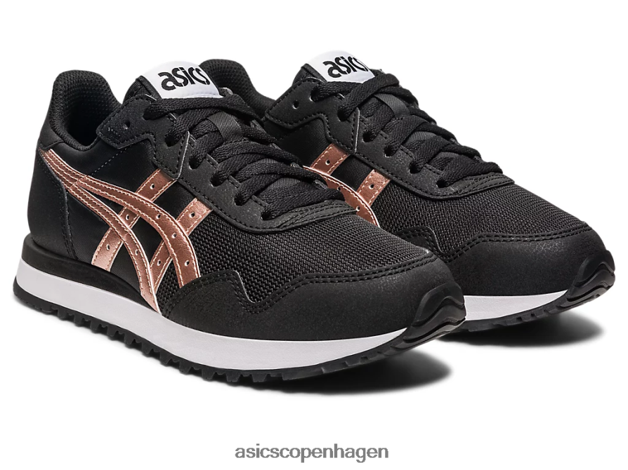 Asics tigerløber ii sort/rosaguld Z206F62290