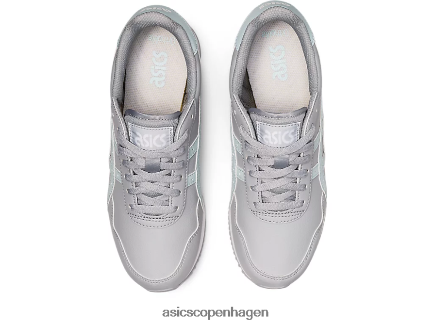 Asics tigerløber piemontegrå/akva engel Z206F63143