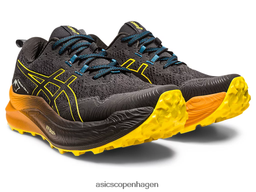 Asics trabuco max 2 sort/gylden gul Z206F6188