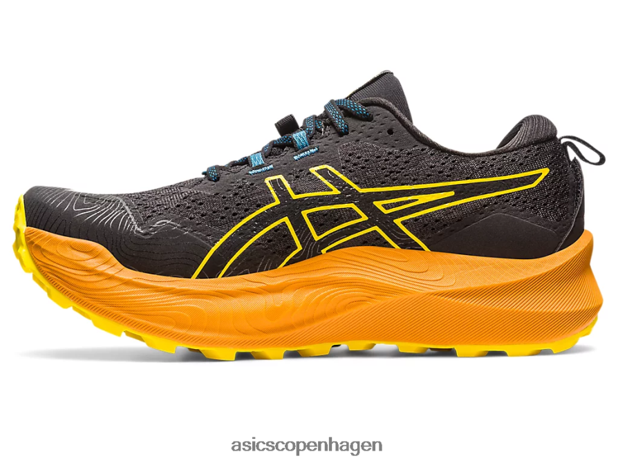 Asics trabuco max 2 sort/gylden gul Z206F6188