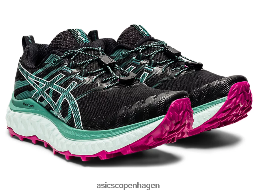 Asics trabuco max sort/beroligende hav Z206F63461
