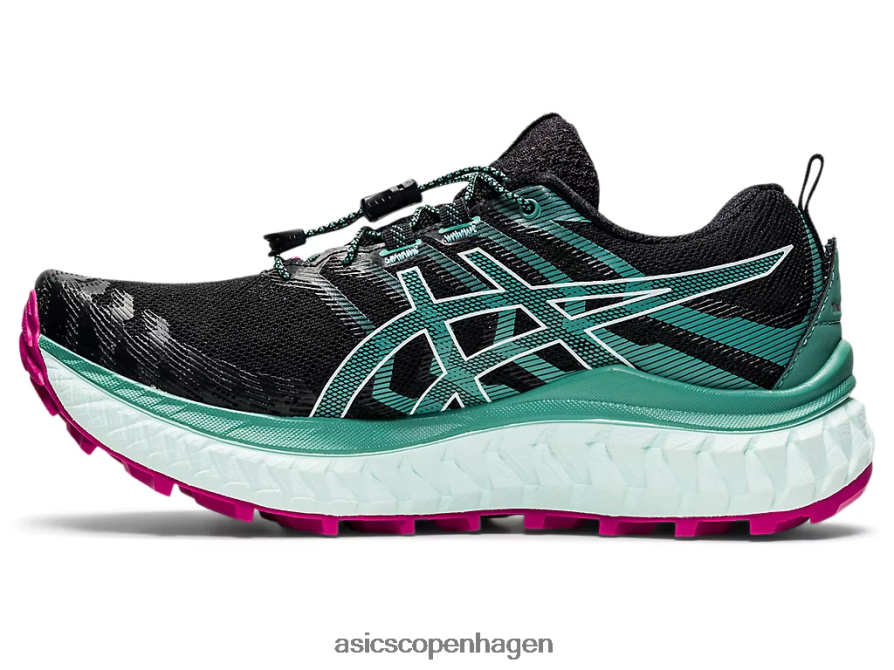 Asics trabuco max sort/beroligende hav Z206F63461