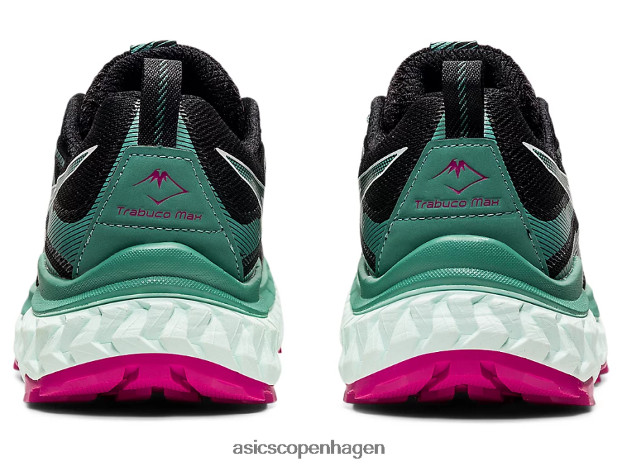 Asics trabuco max sort/beroligende hav Z206F63461