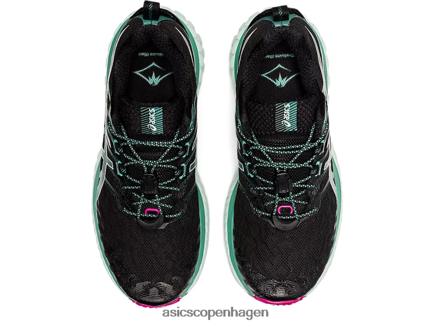 Asics trabuco max sort/beroligende hav Z206F63461