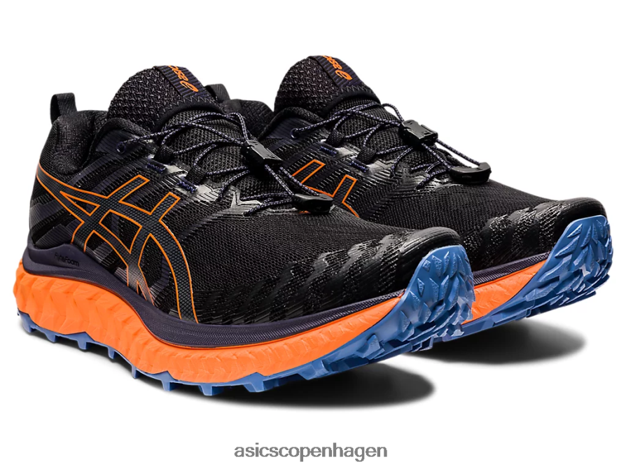 Asics trabuco max sort/chokerende orange Z206F61485