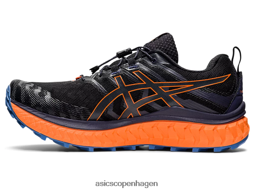 Asics trabuco max sort/chokerende orange Z206F61485
