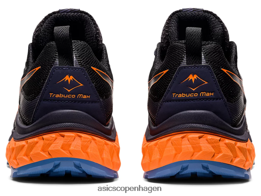 Asics trabuco max sort/chokerende orange Z206F61485