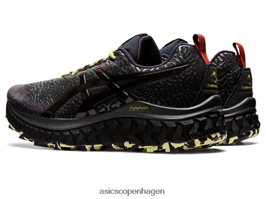 Asics trabuco max sort/cinnober Z206F61706