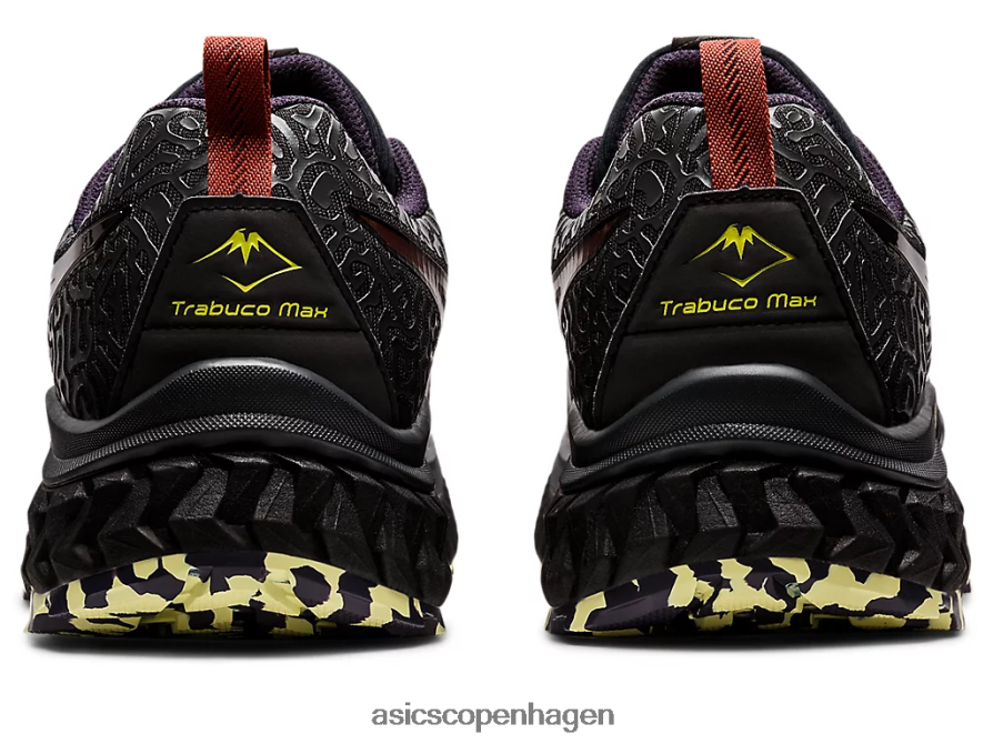 Asics trabuco max sort/cinnober Z206F61706