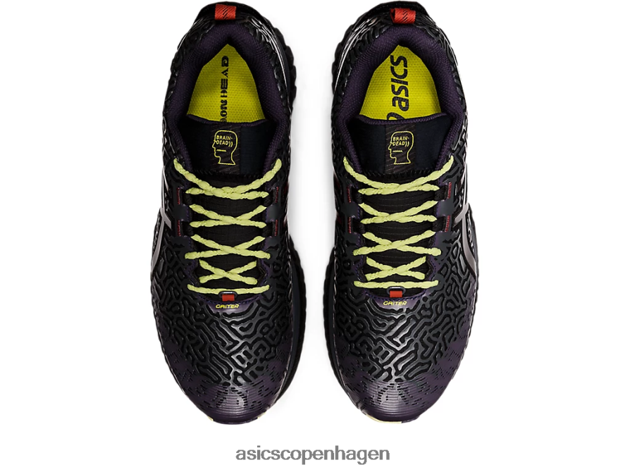 Asics trabuco max sort/cinnober Z206F61706