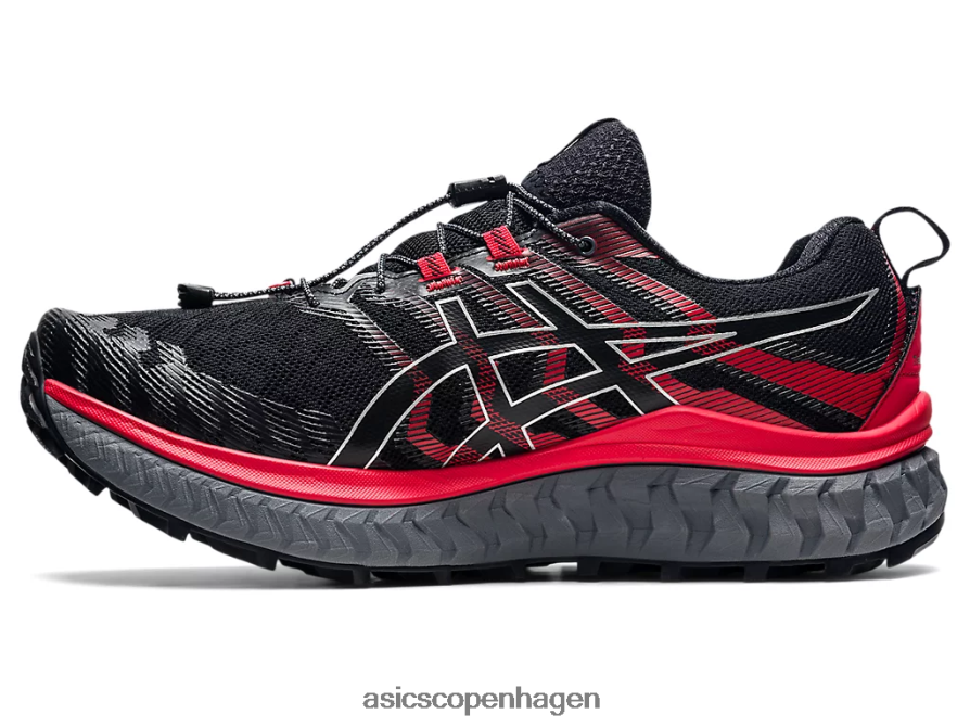 Asics trabuco max sort/elektrisk rød Z206F61862